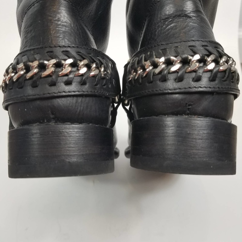 Frye Black Leather Harness Boots - Picture 8 of 12